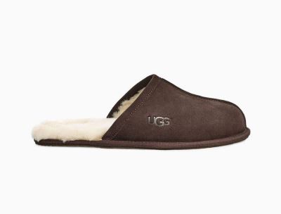 scuff leather slipper